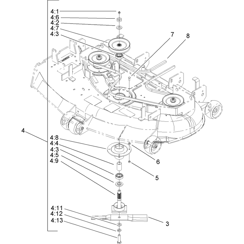 Deck Spindle Assembly