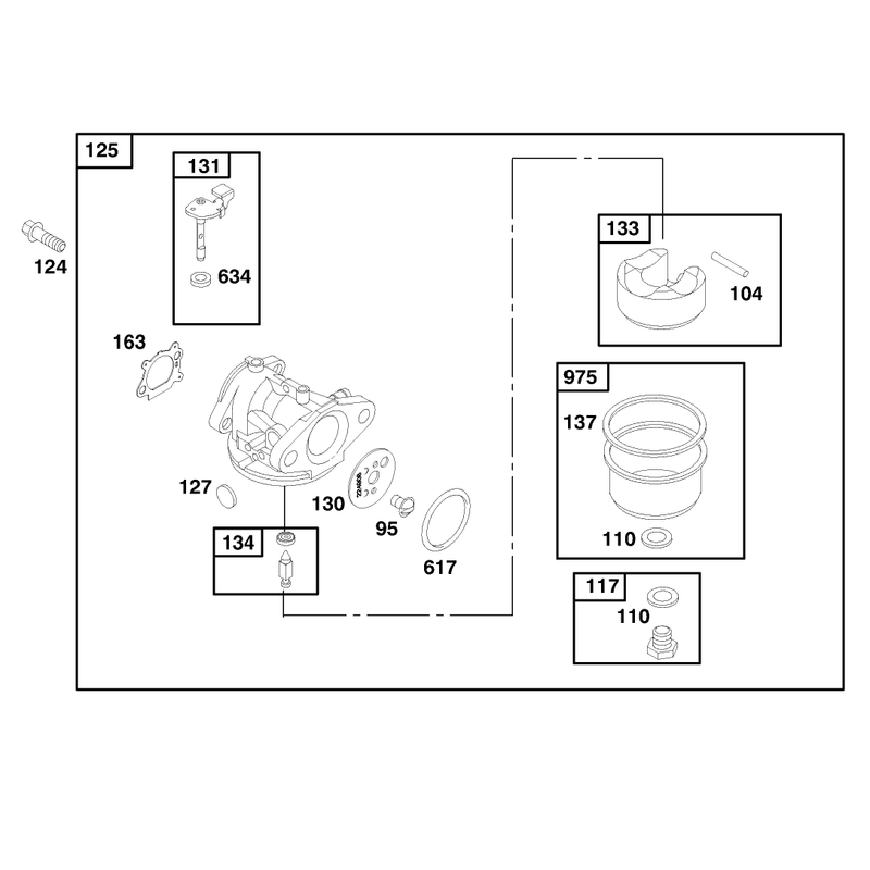 Engine Briggs and Stratton Model 12f802-1767-E1