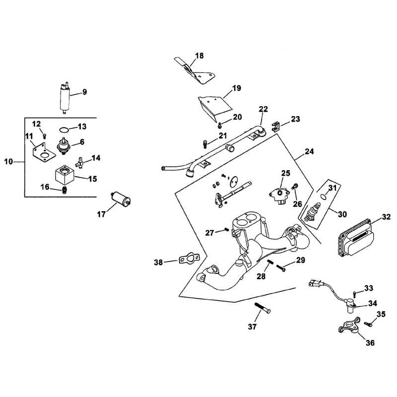Group 8 Fuel System ch26s-78511 Kohler