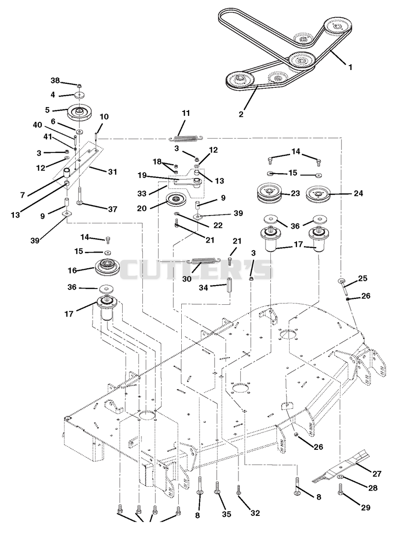 Belts, Spindles, Idlers And Blades