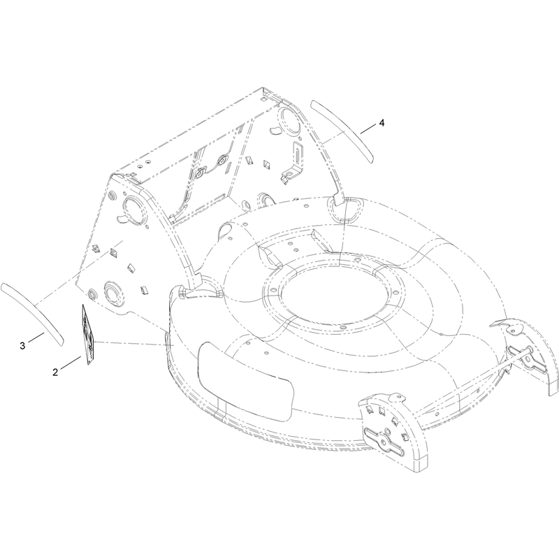 Deck Baffle Assembly No 117-4193