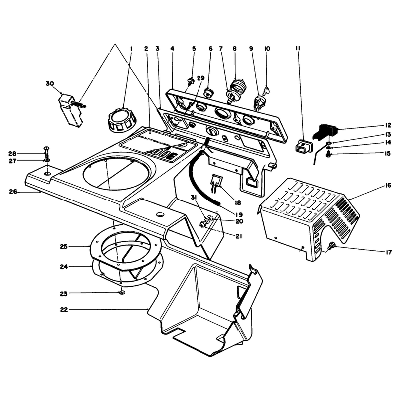 Control Panel & Shrouding Assembly