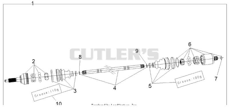 Drive Train, Drive Shaft, Rear