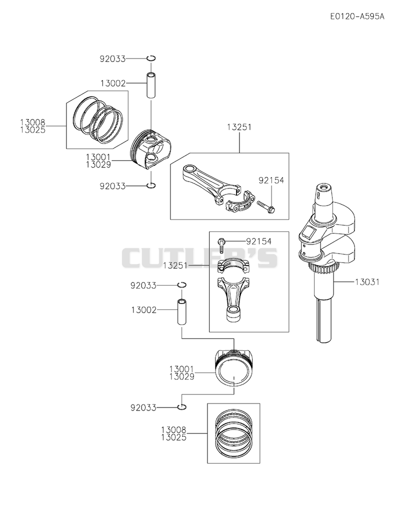 PISTON/CRANKSHAFT