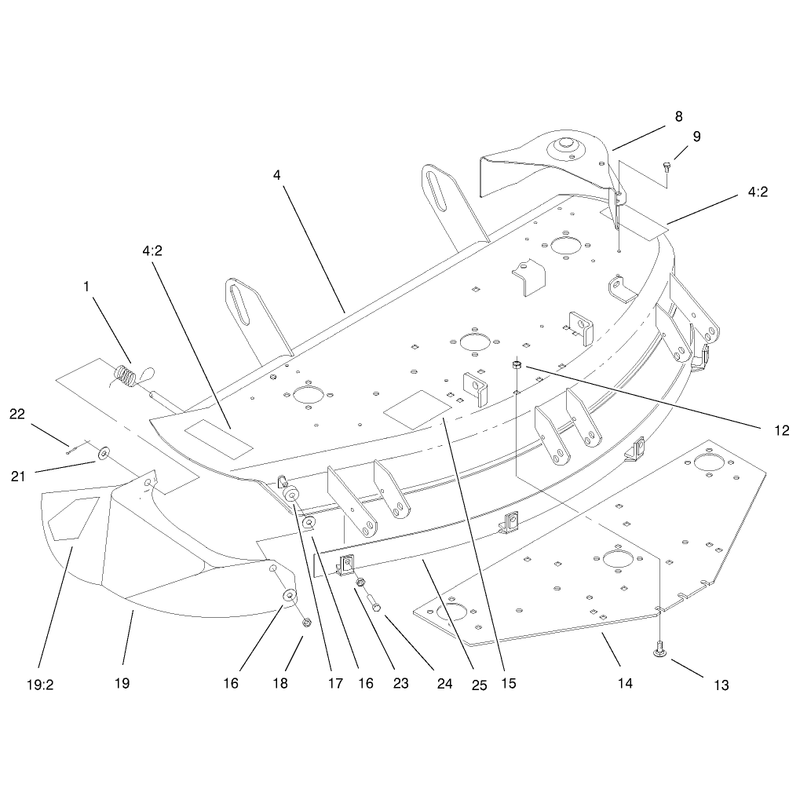 Chute, Belt Cover And Shield Assembly