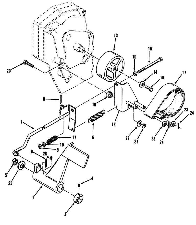 Clutch Brake And Speed Control Linkage