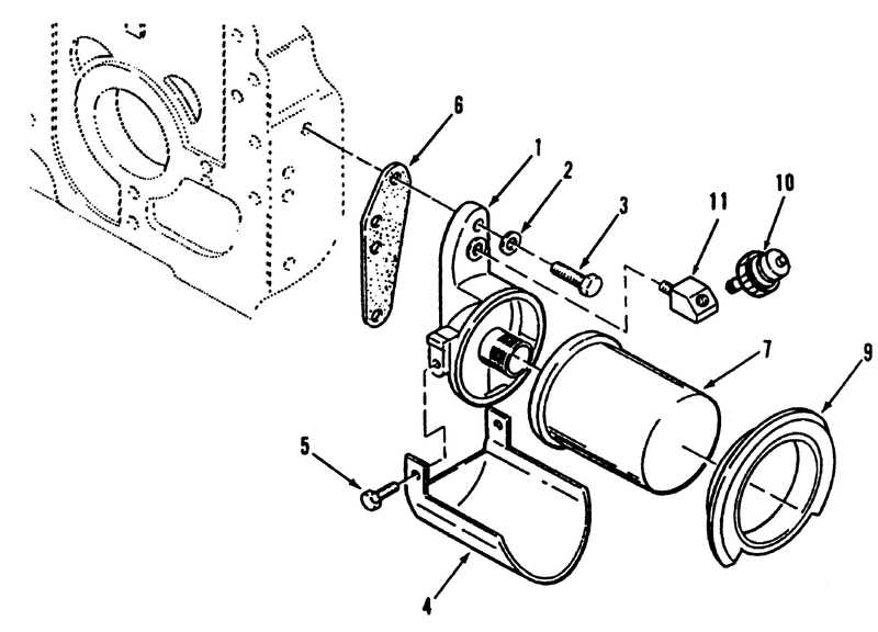 Oil Filter And Low Oil Pressure Cut Off Switch