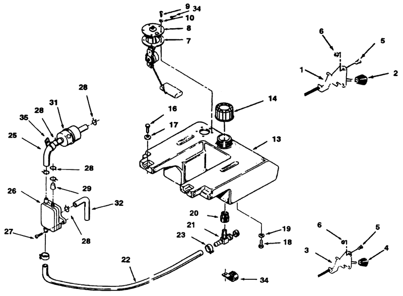 Throttle Choke And Fuel Controls