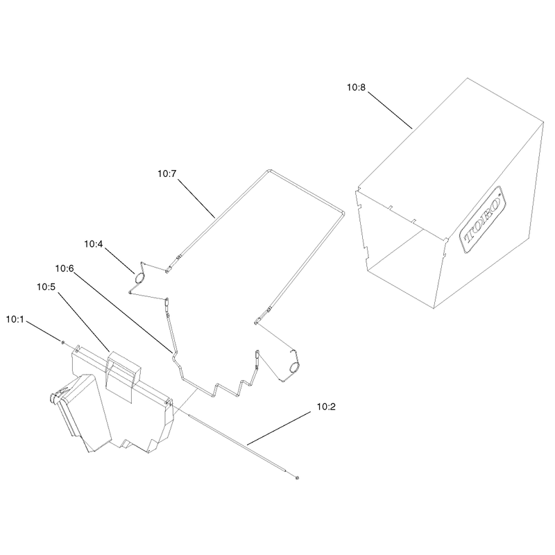 Rear Grass Bag Assembly No 11-0189