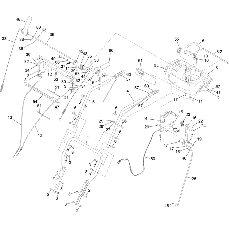 Handle and Control Assembly