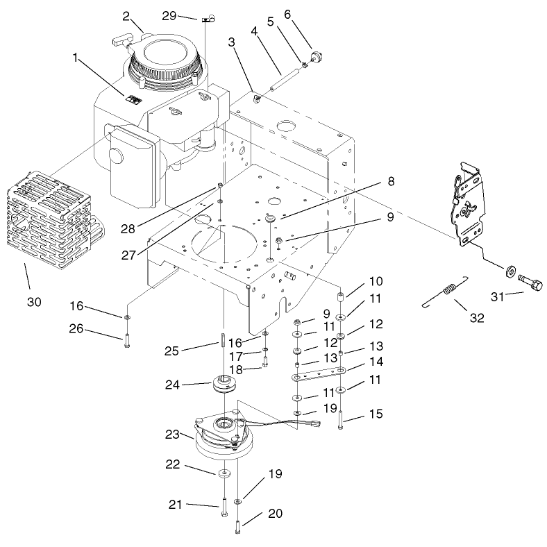 Engine Clutch Assembly