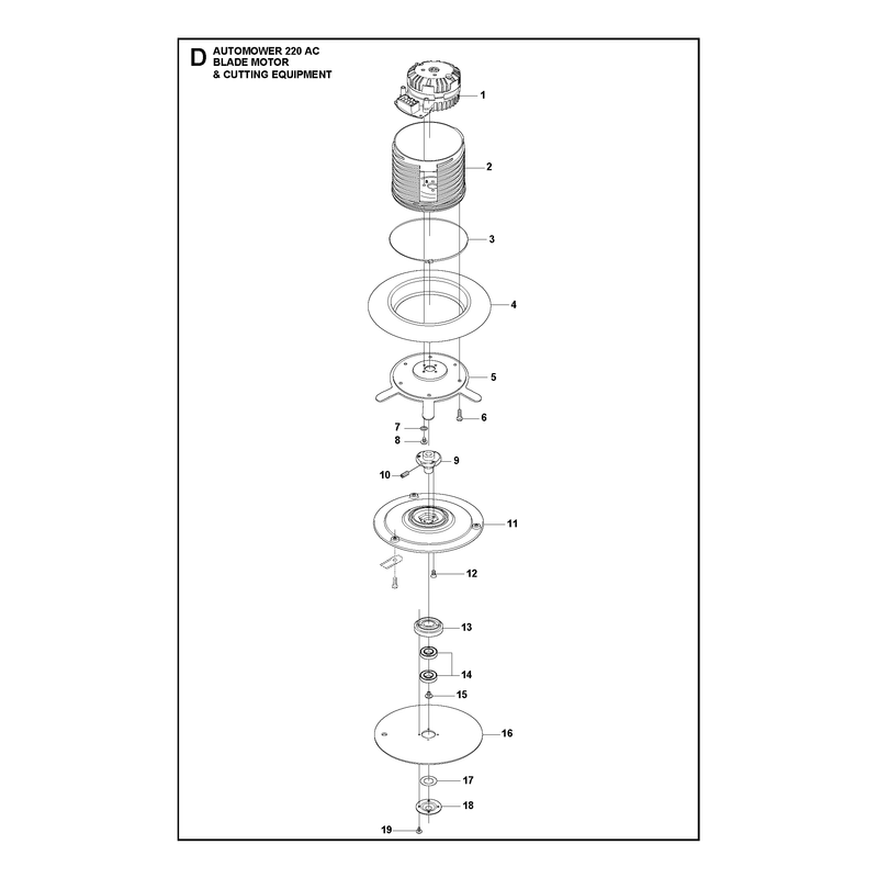 BLADE MOTOR AND CUTTING EQUIPMENT