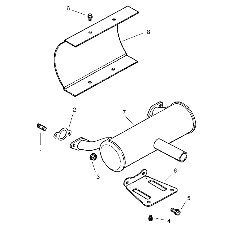 Group 11 Exhaust ch25s-68606 Kohler
