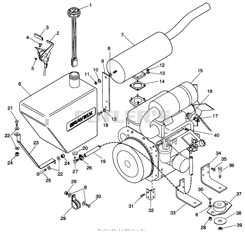 ENGINE, FUEL AND EXHAUST