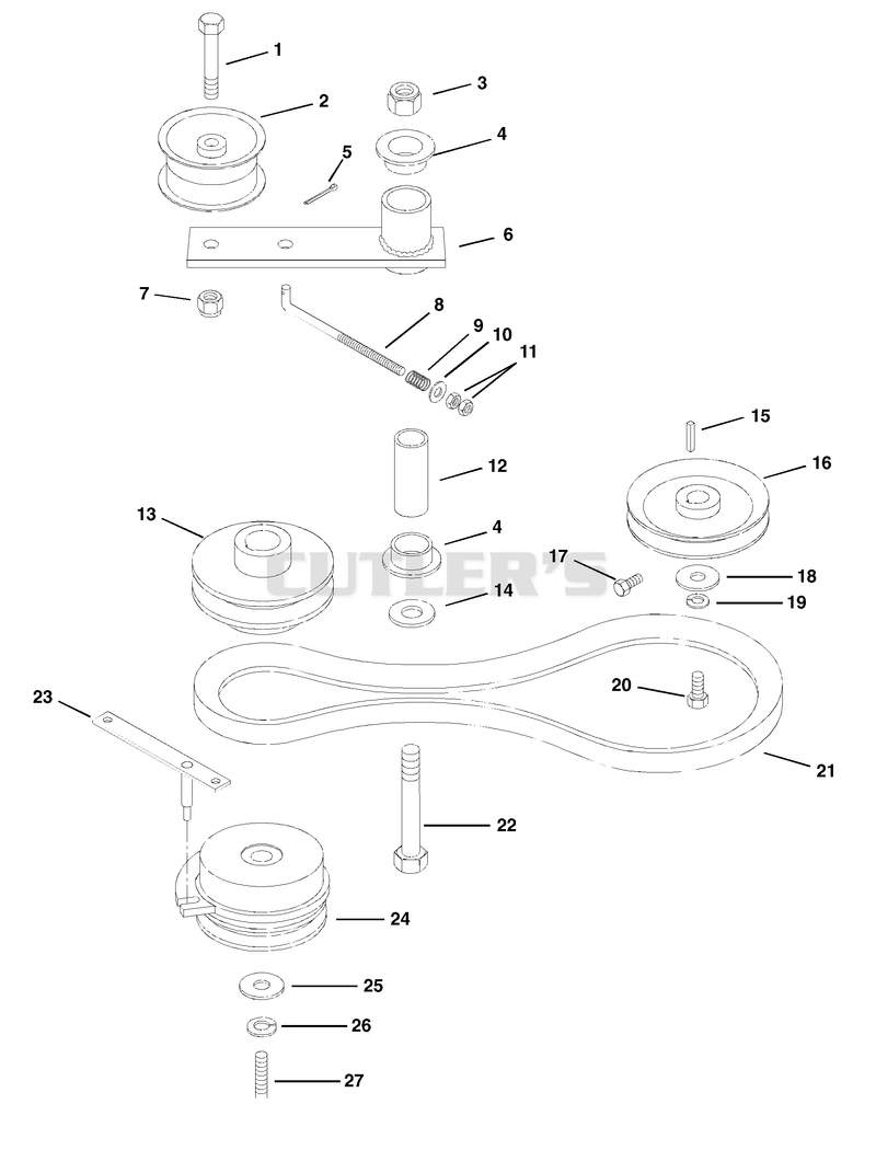 Traction Clutch Linkage And Electric Clutch
