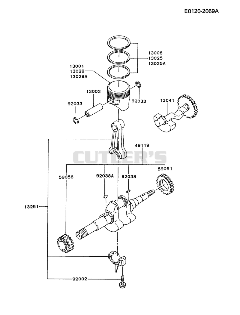 PISTON/CRANKSHAFT