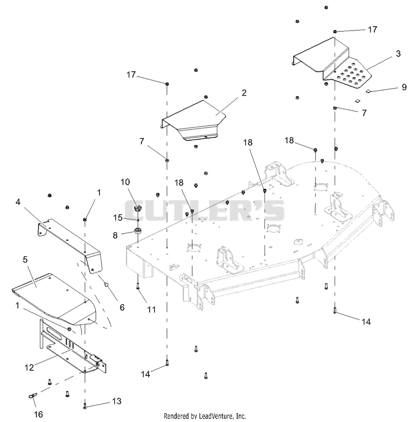 Chute And Belt Covers - 60-Inch Deck