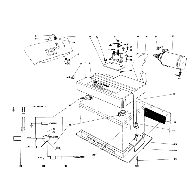 12 Volt Starting Motor Kit 37-4640