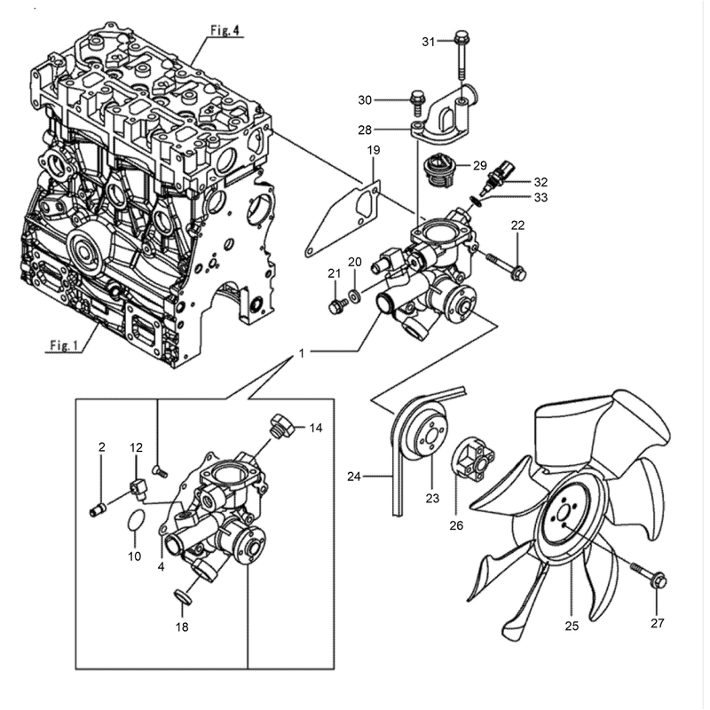 Cooling Water System Assembly