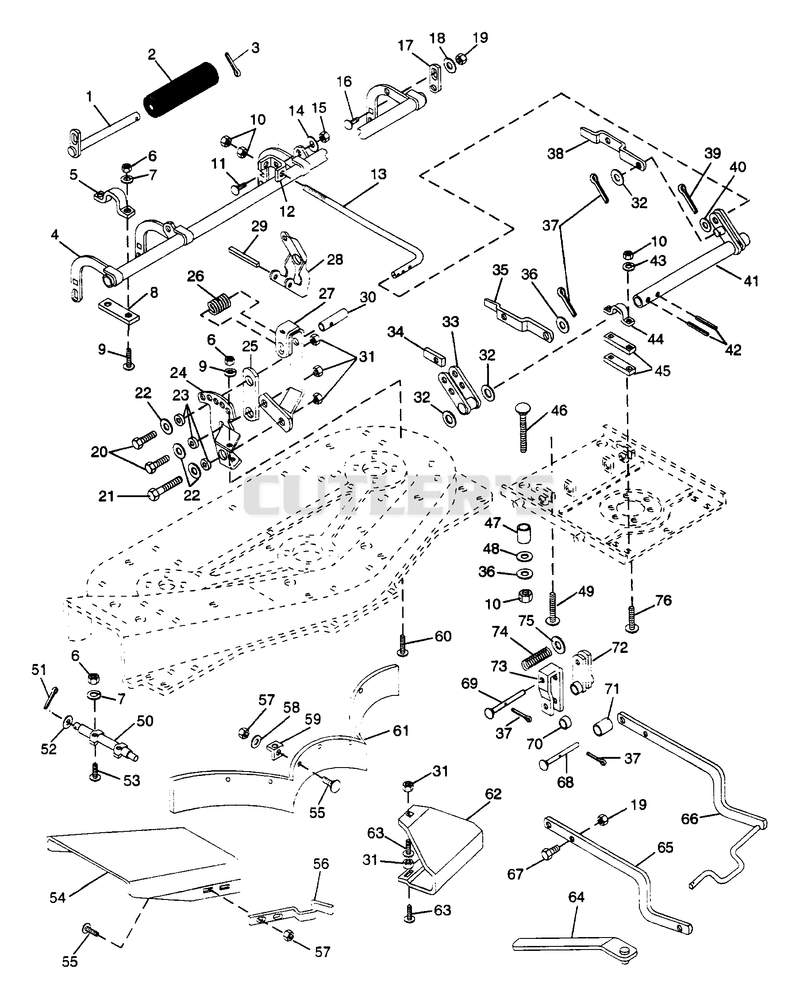 Mower 42" - Mountings