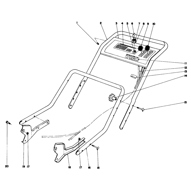 Handle Assembly Model No 20550