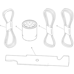 MVP Filter Belt and Blade Kit No 127-1647