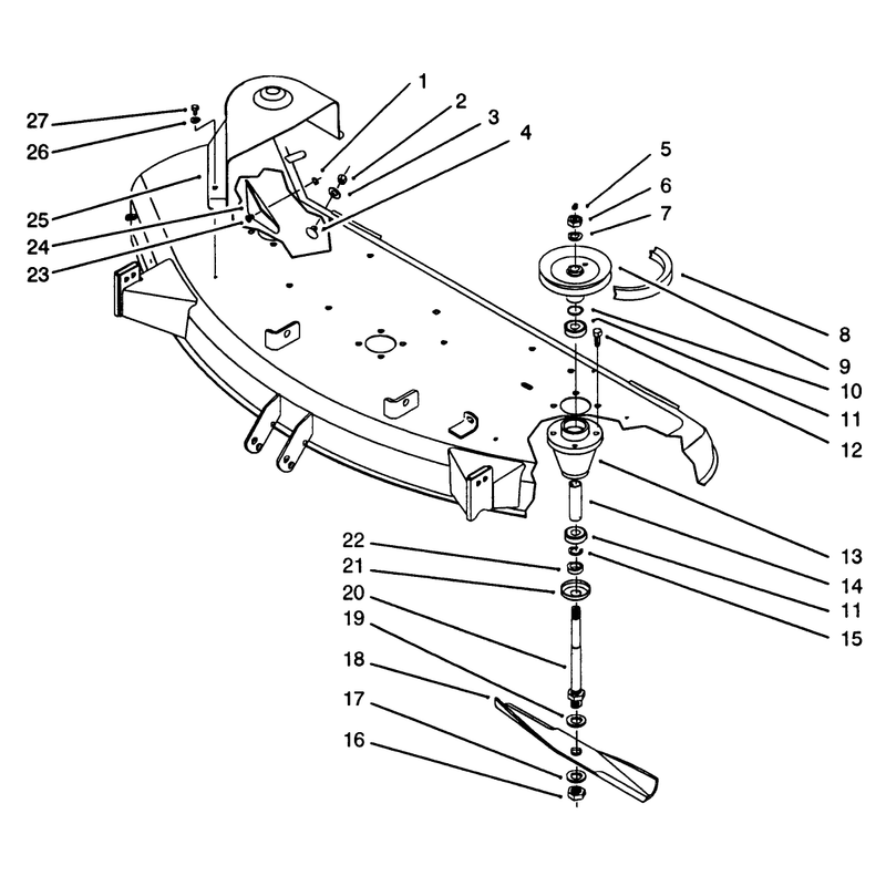 Cover and Spindle Assembly