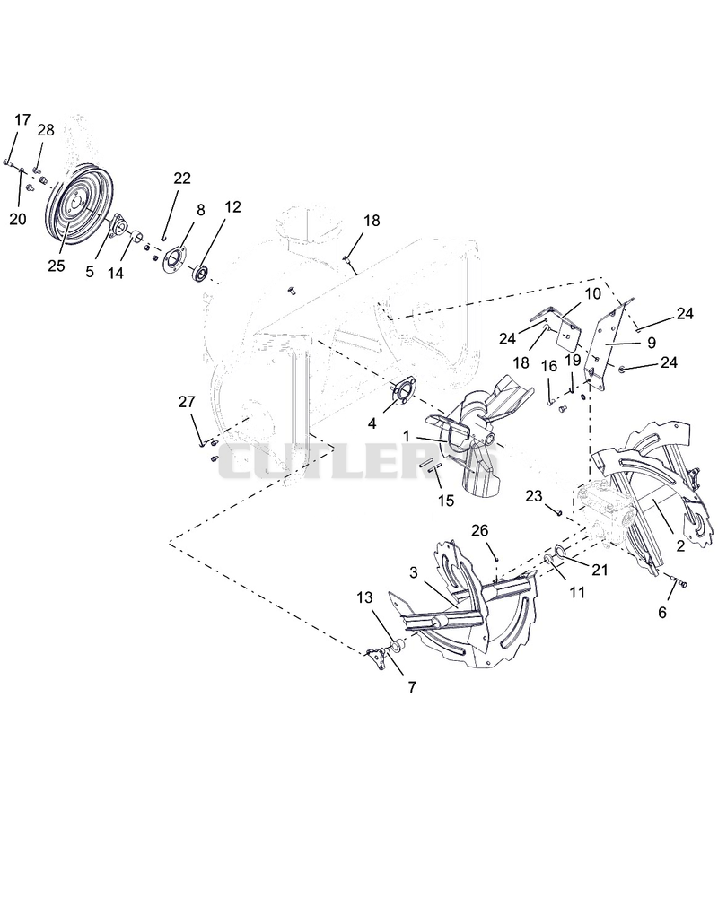 Auger And Impeller - 24"