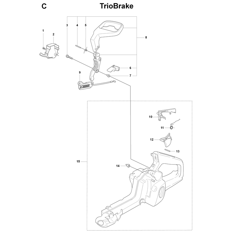 FUEL TANK AND HANDLE