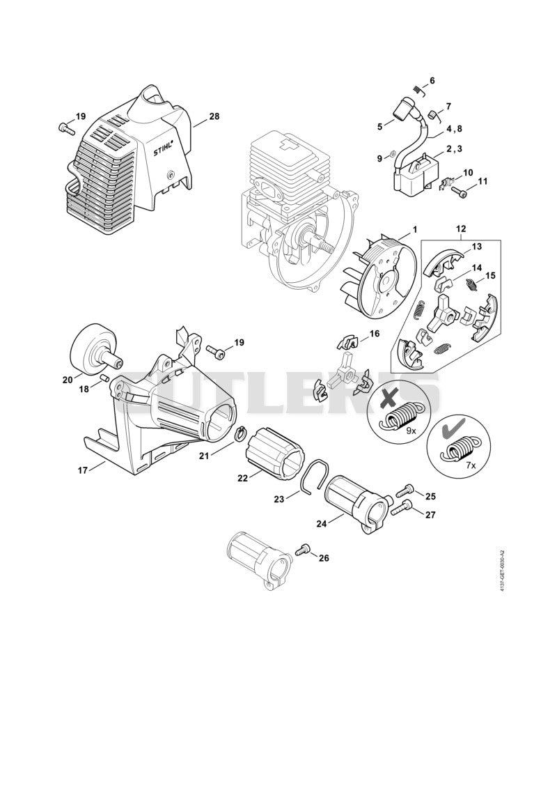 Ignition system, Clutch