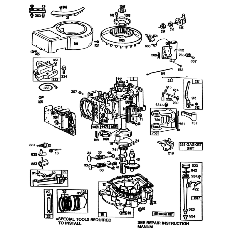 Briggs and Stratton Model No 281706-0186-01