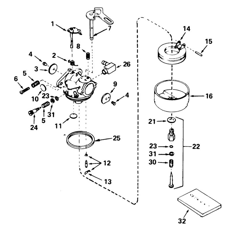 Carburetor No. 632107