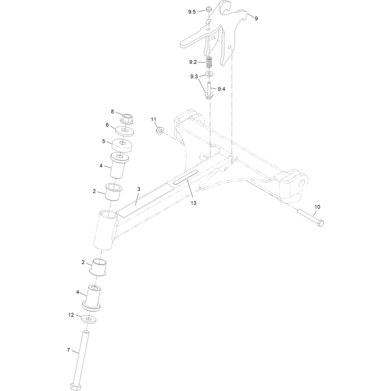 Drawbar Assembly No. 126-1958