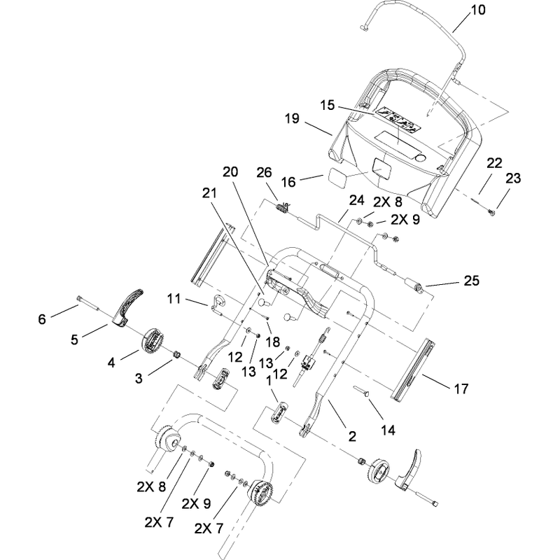 Upper Handle Assembly