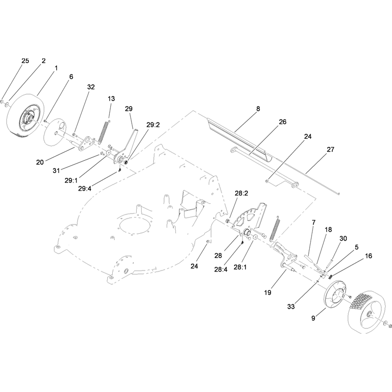 Rear Wheel Assembly