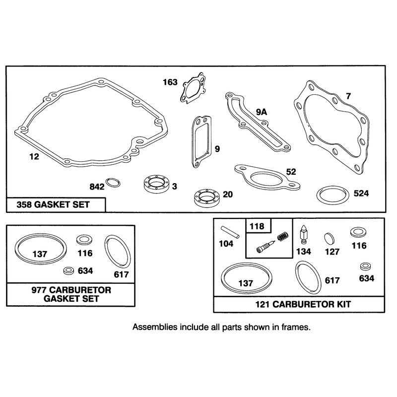 Engine Briggs and Stratton Model 127802-0513-21