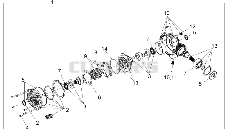Drive Train, Front Gearbox Internals