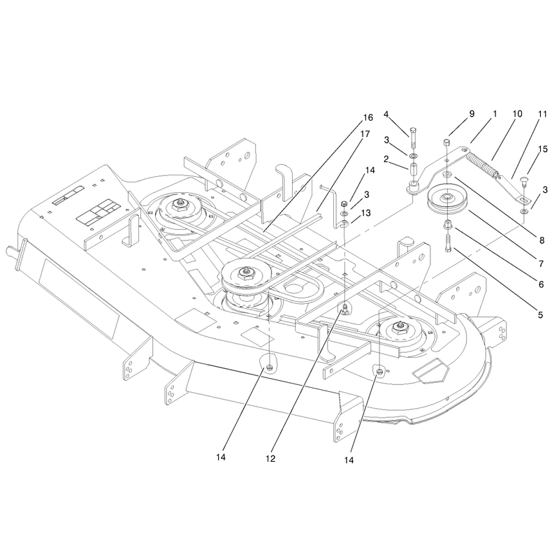 Belts and Idler Arm Assembly