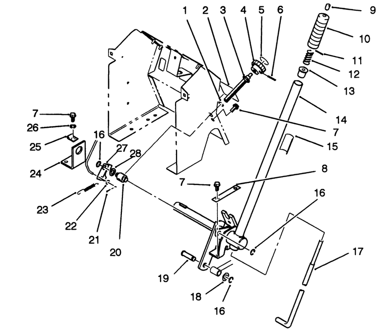 Lift Bar Linkage Assembly