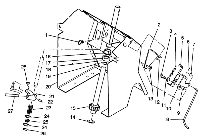 Steering Shaft And Indicator Assembly