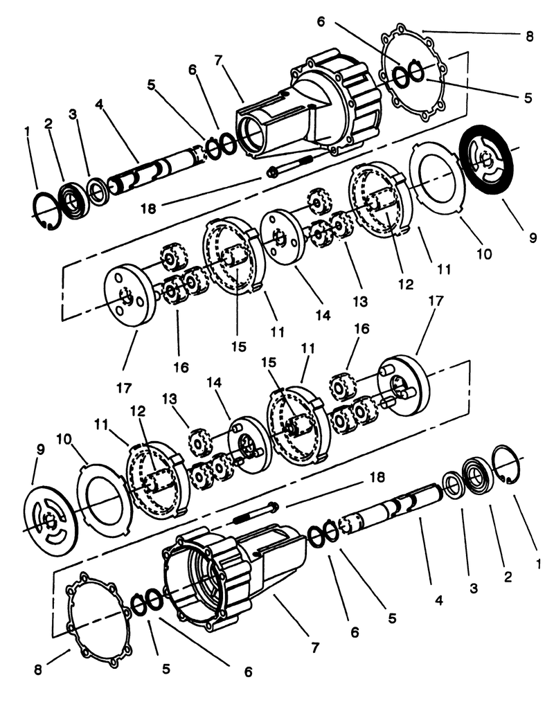 Transmission Eaton Model 751 045