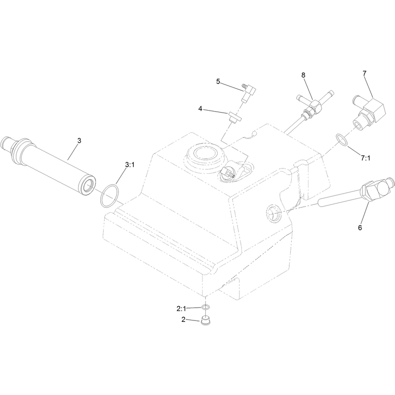 Hydraulic Reservoir Assembly No 142-5034