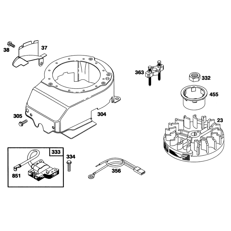 Engine Briggs and Stratton Model 12a802-0611-01