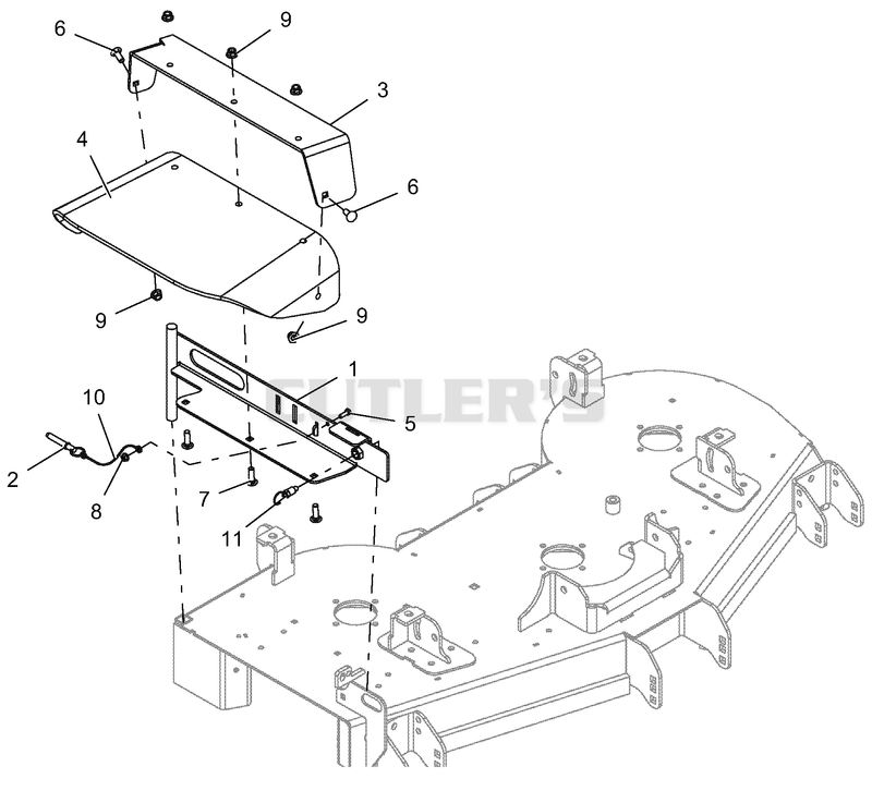 Deck - Discharge Chute