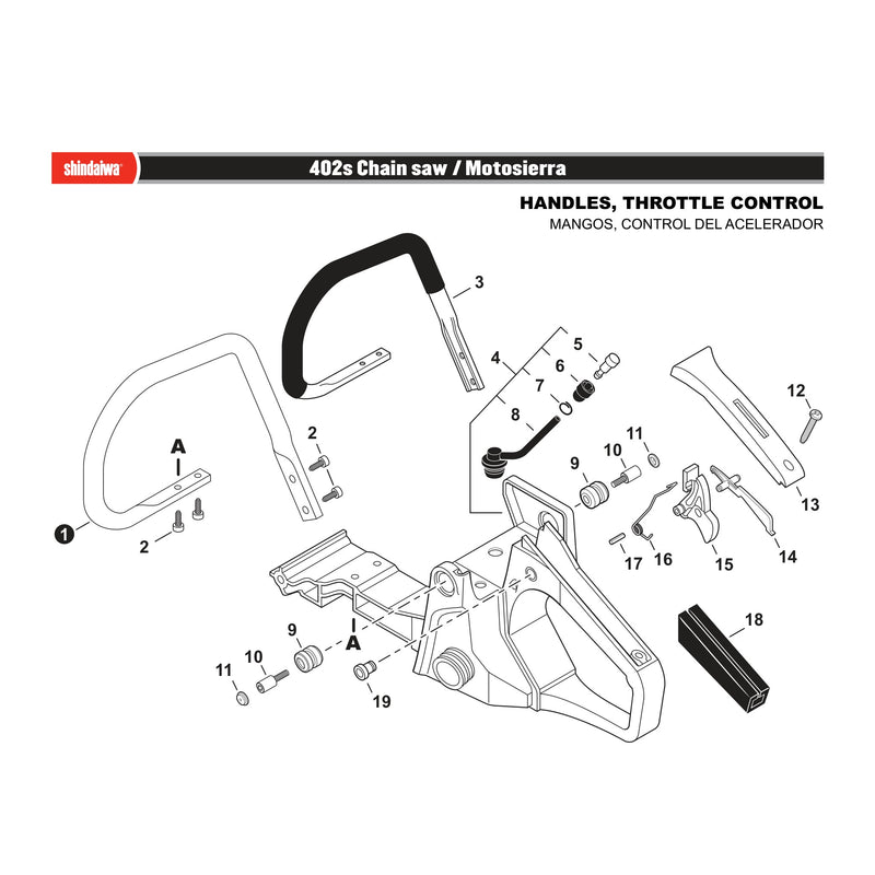 HANDLES, THROTTLE CONTROL
