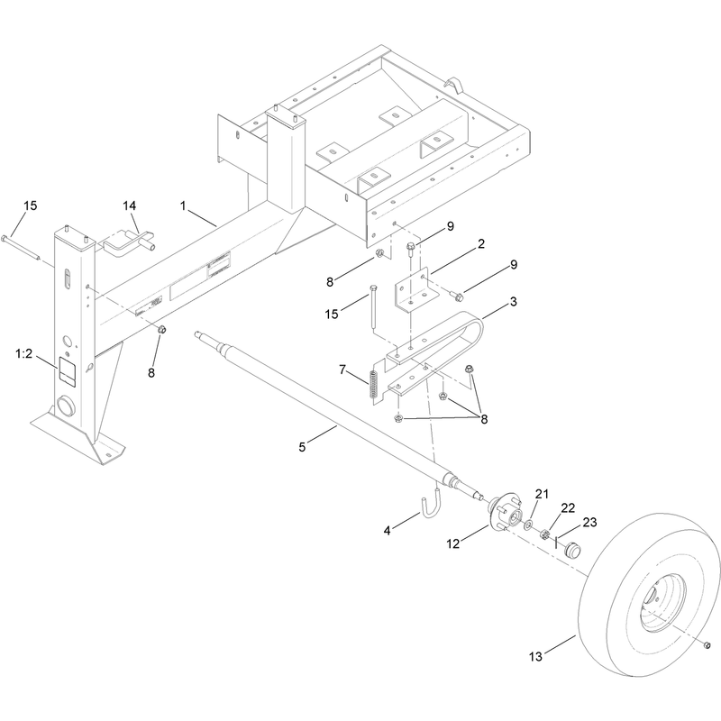 Frame and Axle Assembly