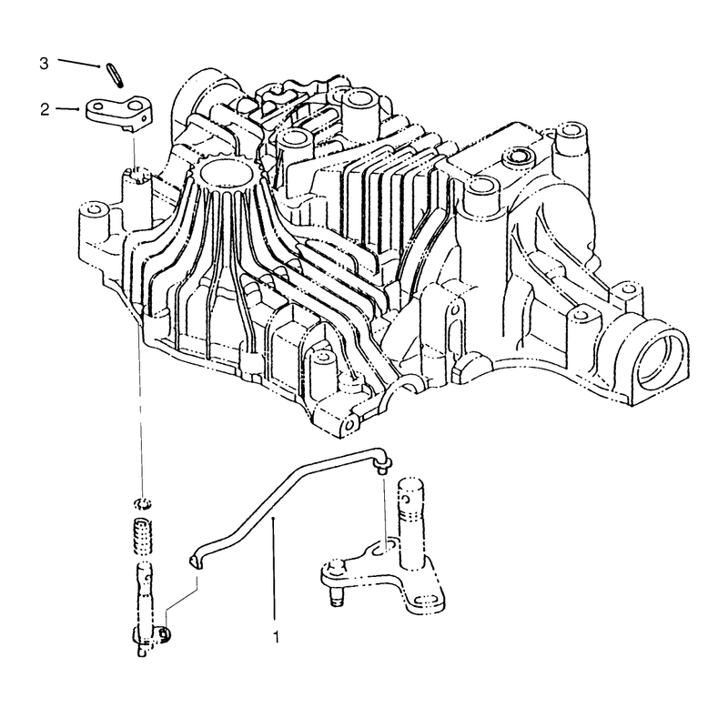 Bypass Return Tuff Torq Transmission K61 Toro