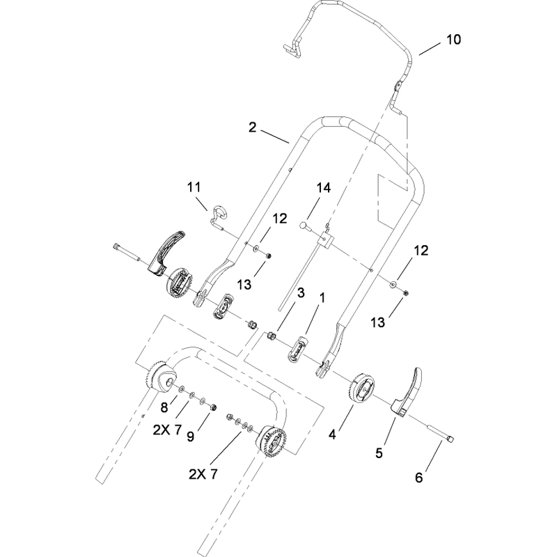Upper Handle Assembly