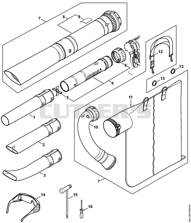 Nozzle, Vacuum attachment