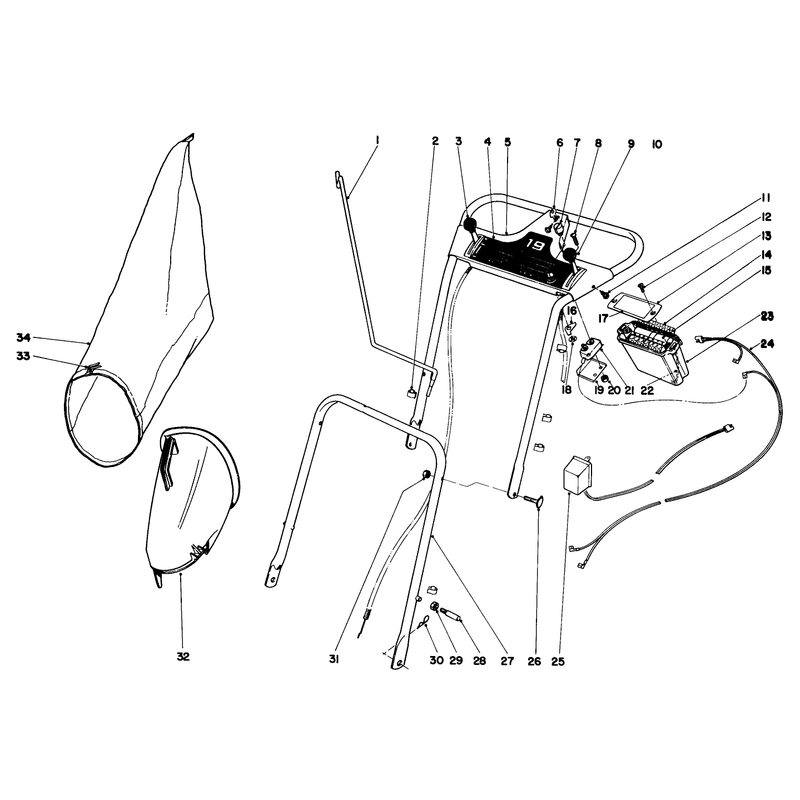 Handle Assembly Model No 18257